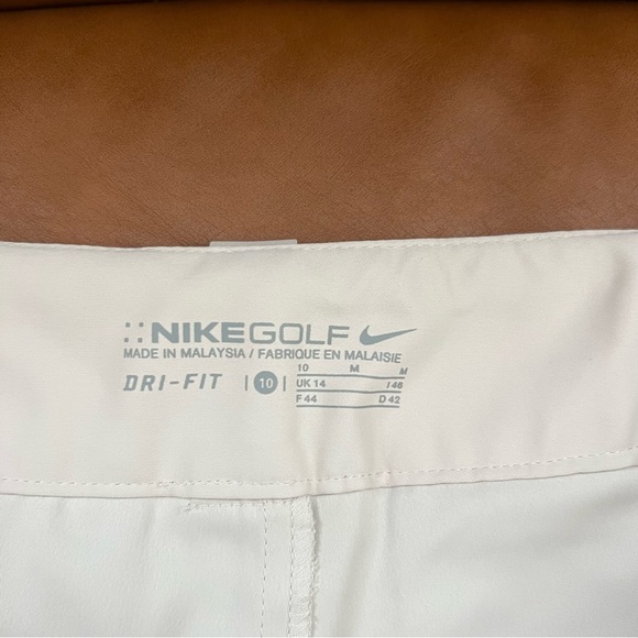 Nike Women’s Ivory Cream Sz 10 Golf Dri-FIT Skirt Skort - Picture 4 of 9